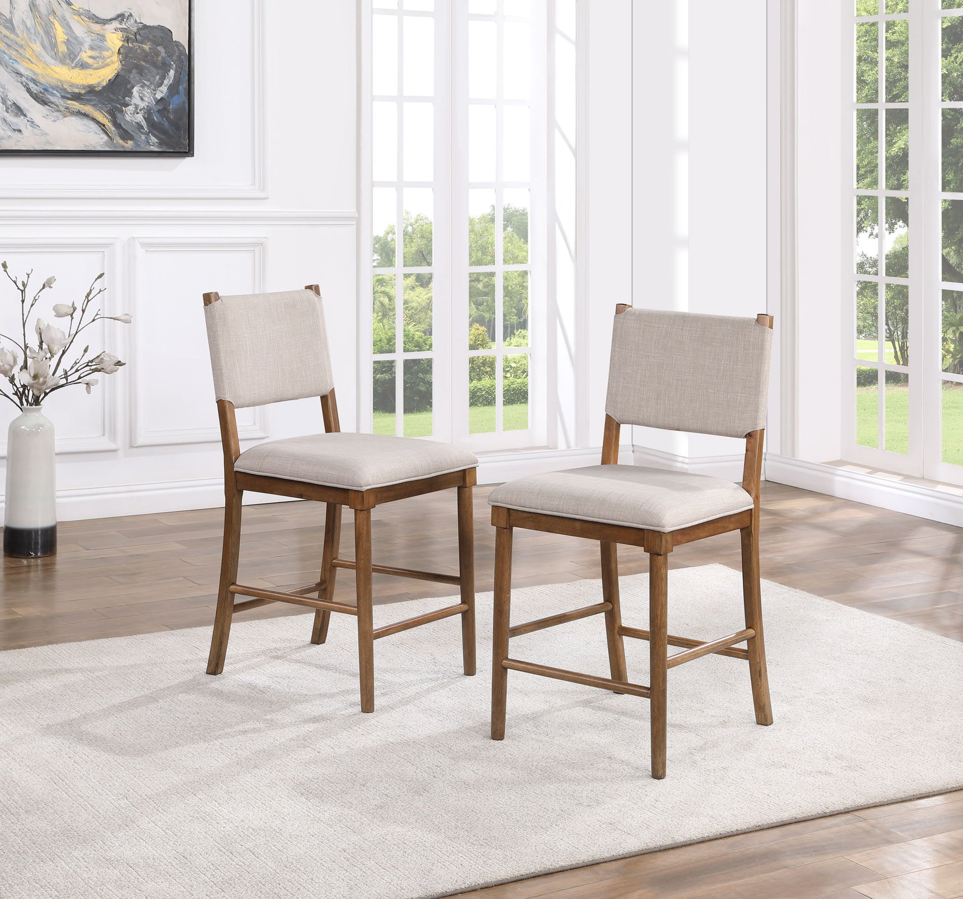 Oslo - Counter Chair (Set of 2) - Hornell Furniture Outlet