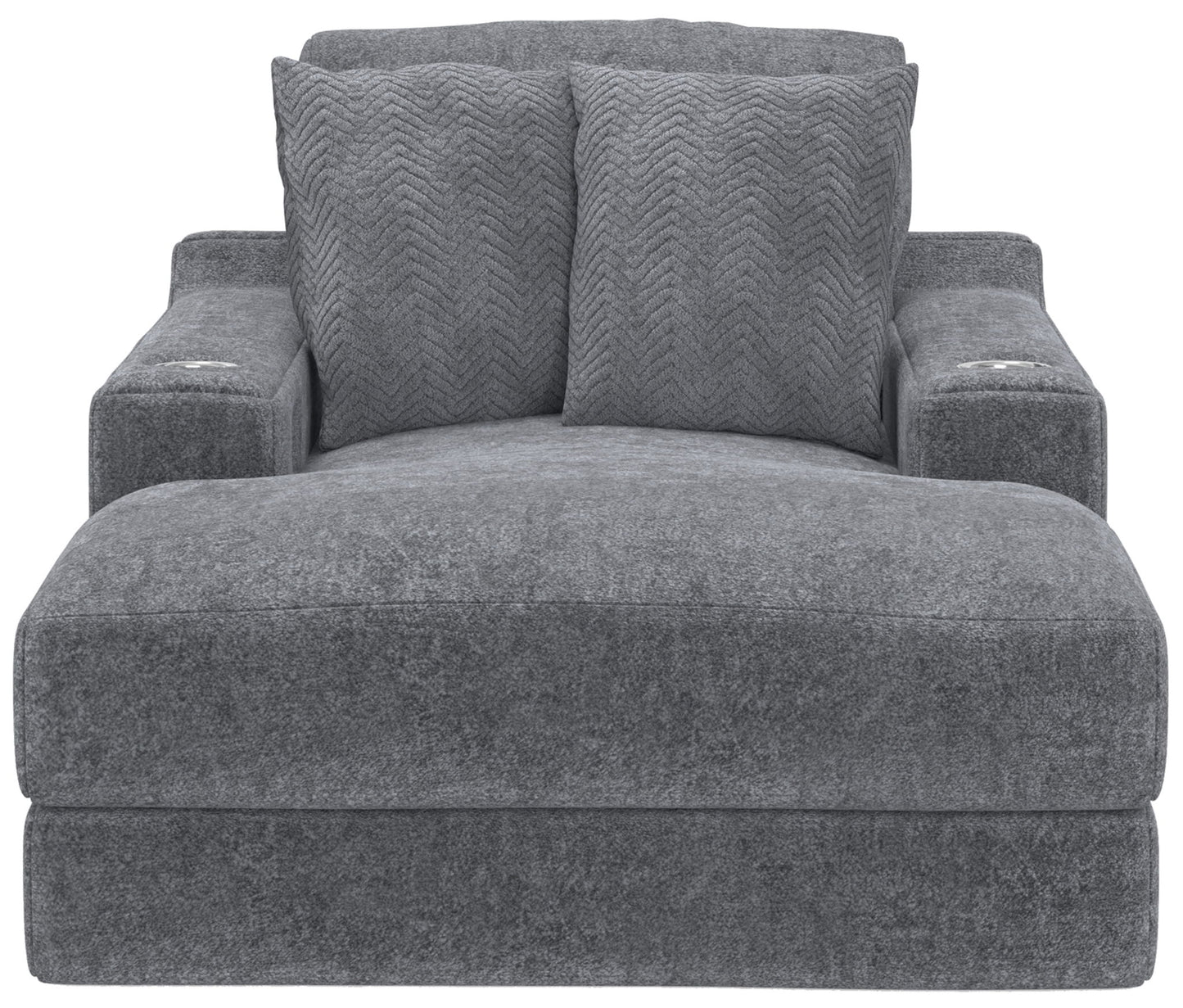 Cozy - Chaise With USB - Hornell Furniture Outlet