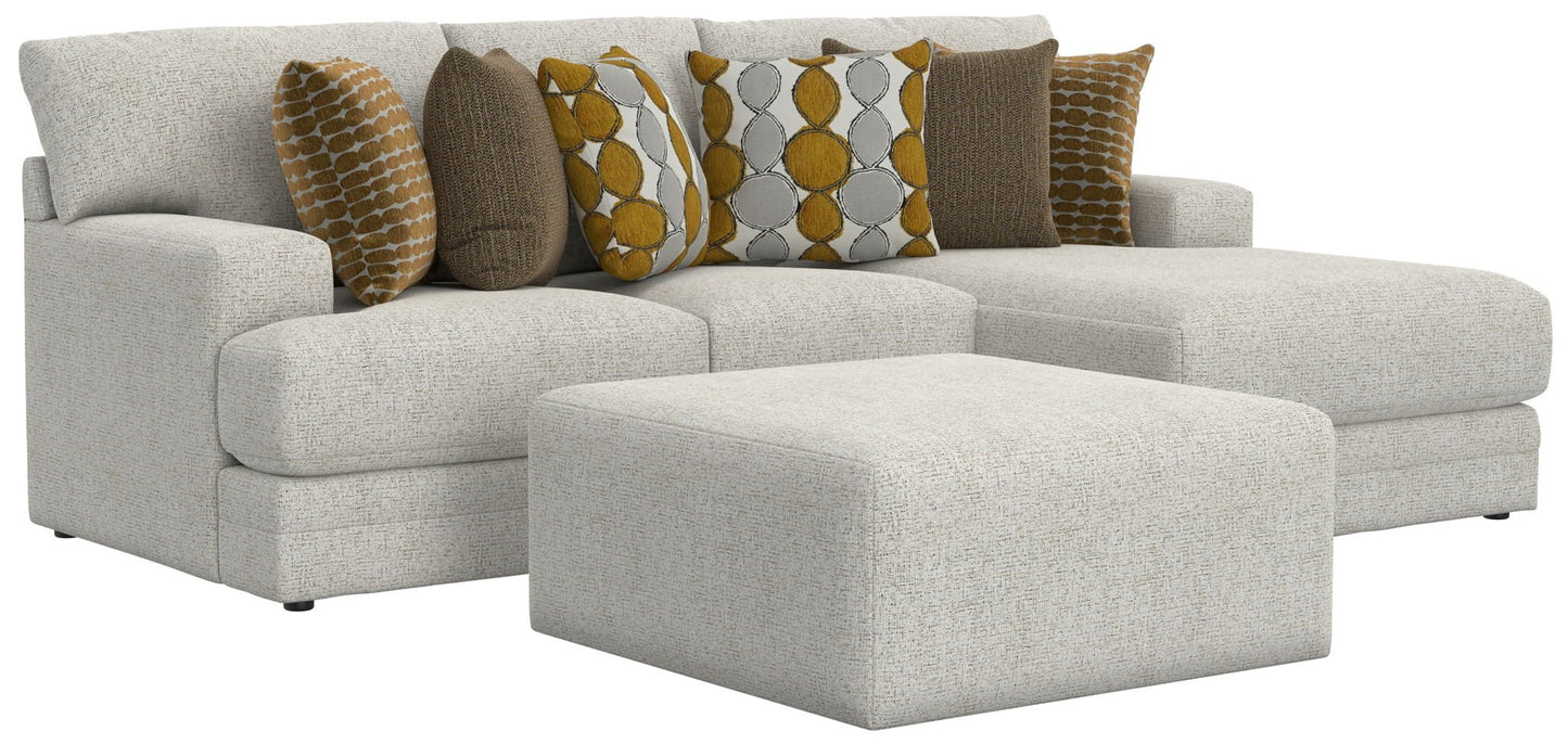 Tori - Sectional With Comfort Coil Seating, Cocktail Ottoman And Accent Pillows Included - Hornell Furniture Outlet