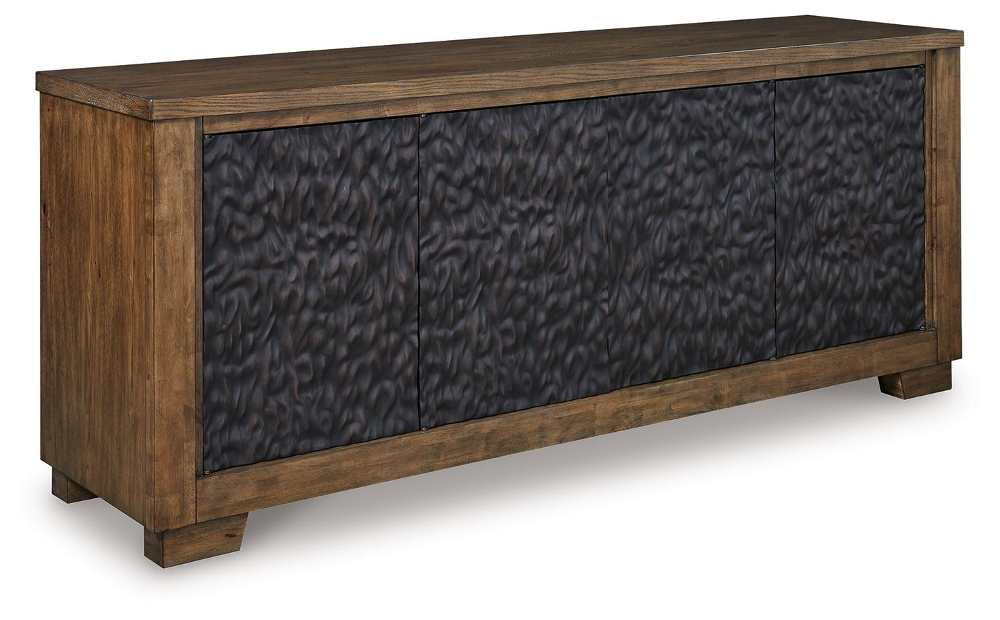 Rosswain - Warm Brown - Extra Large TV Stand - Hornell Furniture Outlet