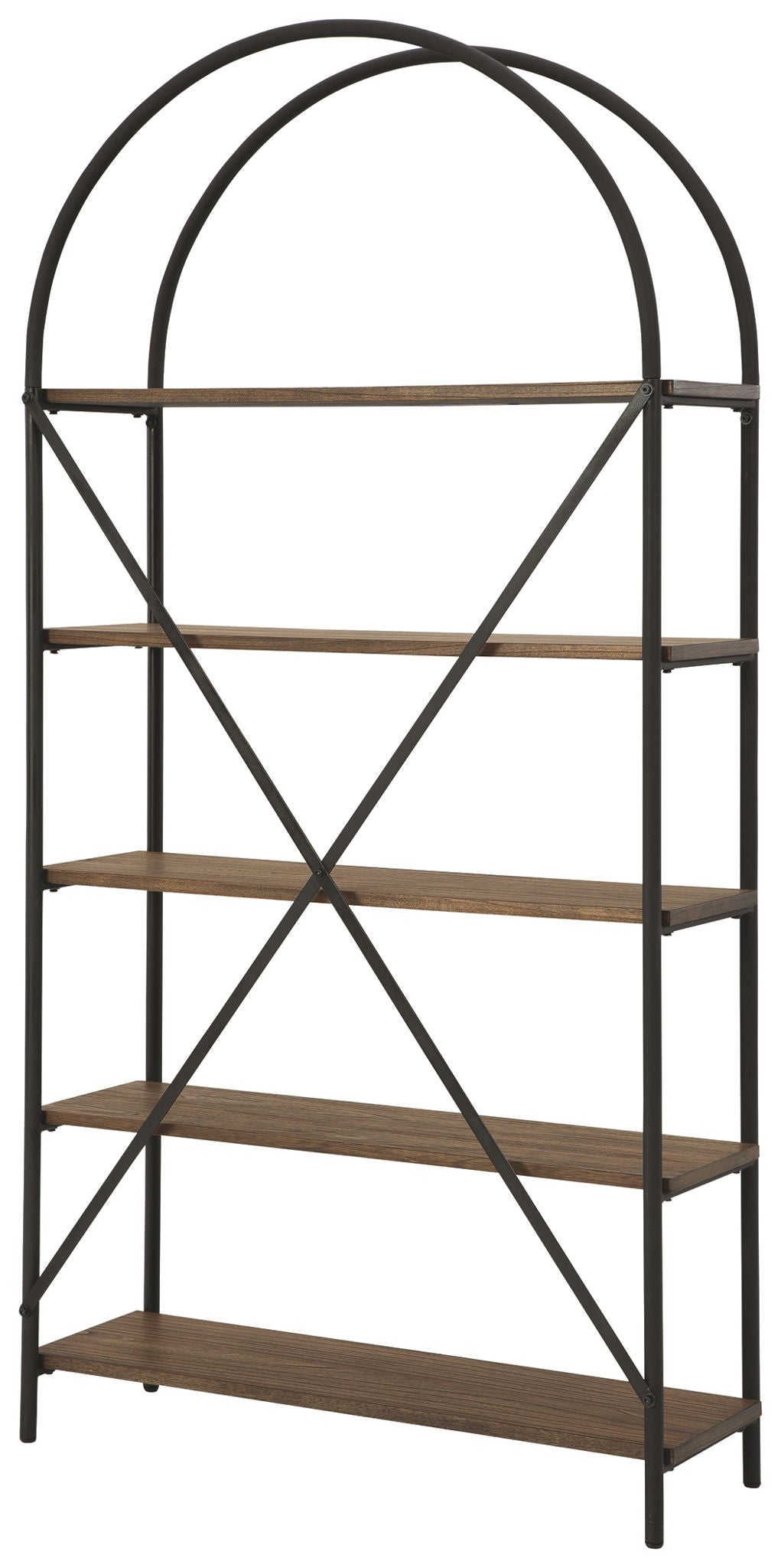 Galtbury - Brown / Black - Bookcase - Hornell Furniture Outlet