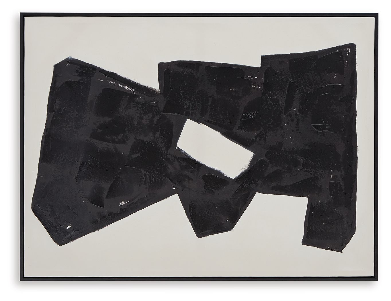Garviery - Black / Cream - Wall Art - Hornell Furniture Outlet