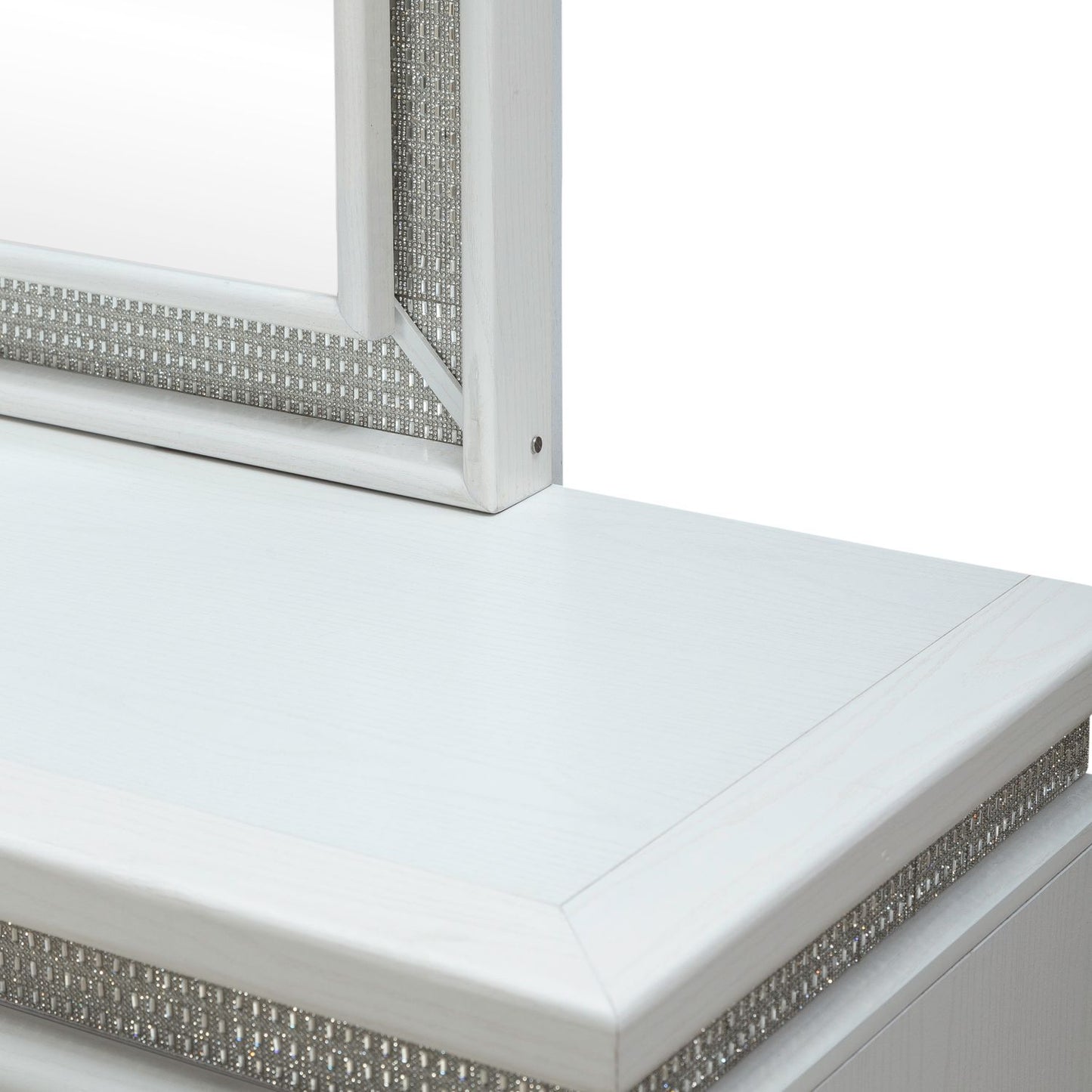 Reflections - Dresser & Mirror - White - Hornell Furniture Outlet