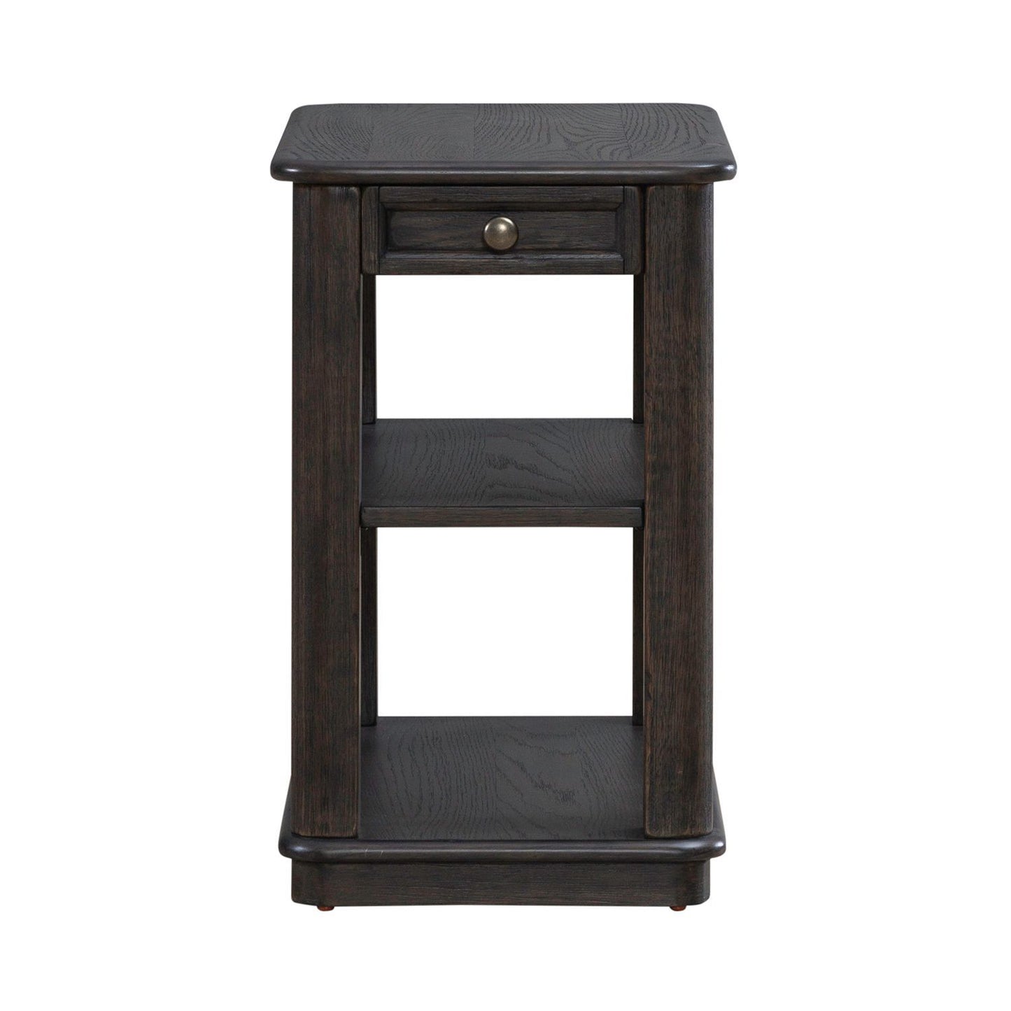 Wallace - Chair Side Table - Brown - Hornell Furniture Outlet
