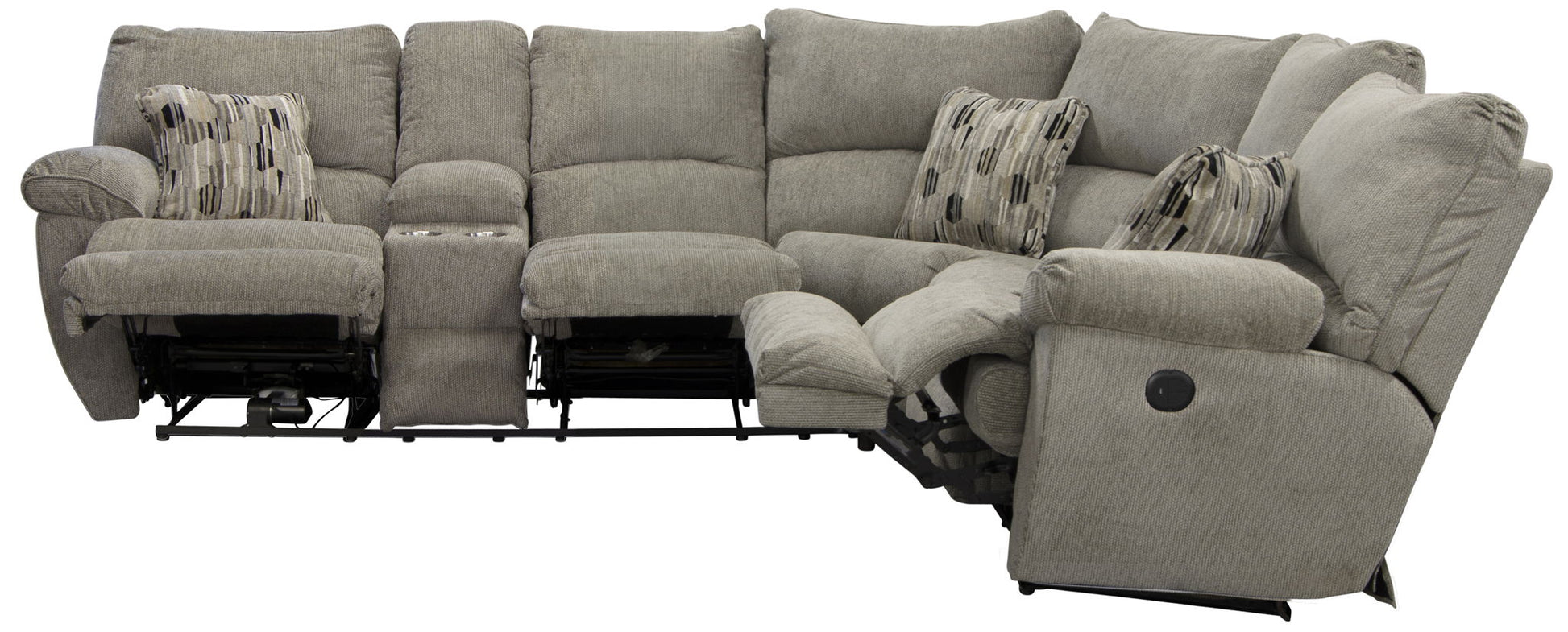 Elliott - Reclining Sectional - Hornell Furniture Outlet