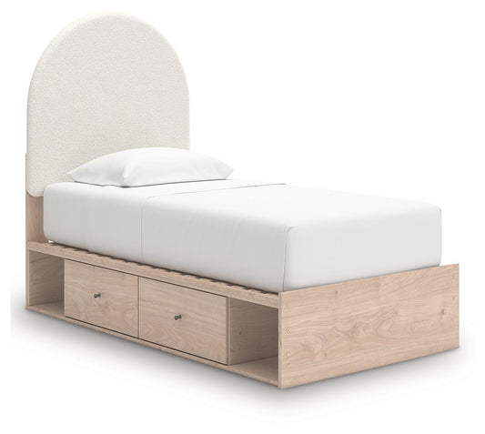 Arloster - Upholstered Panel Bed - Hornell Furniture Outlet