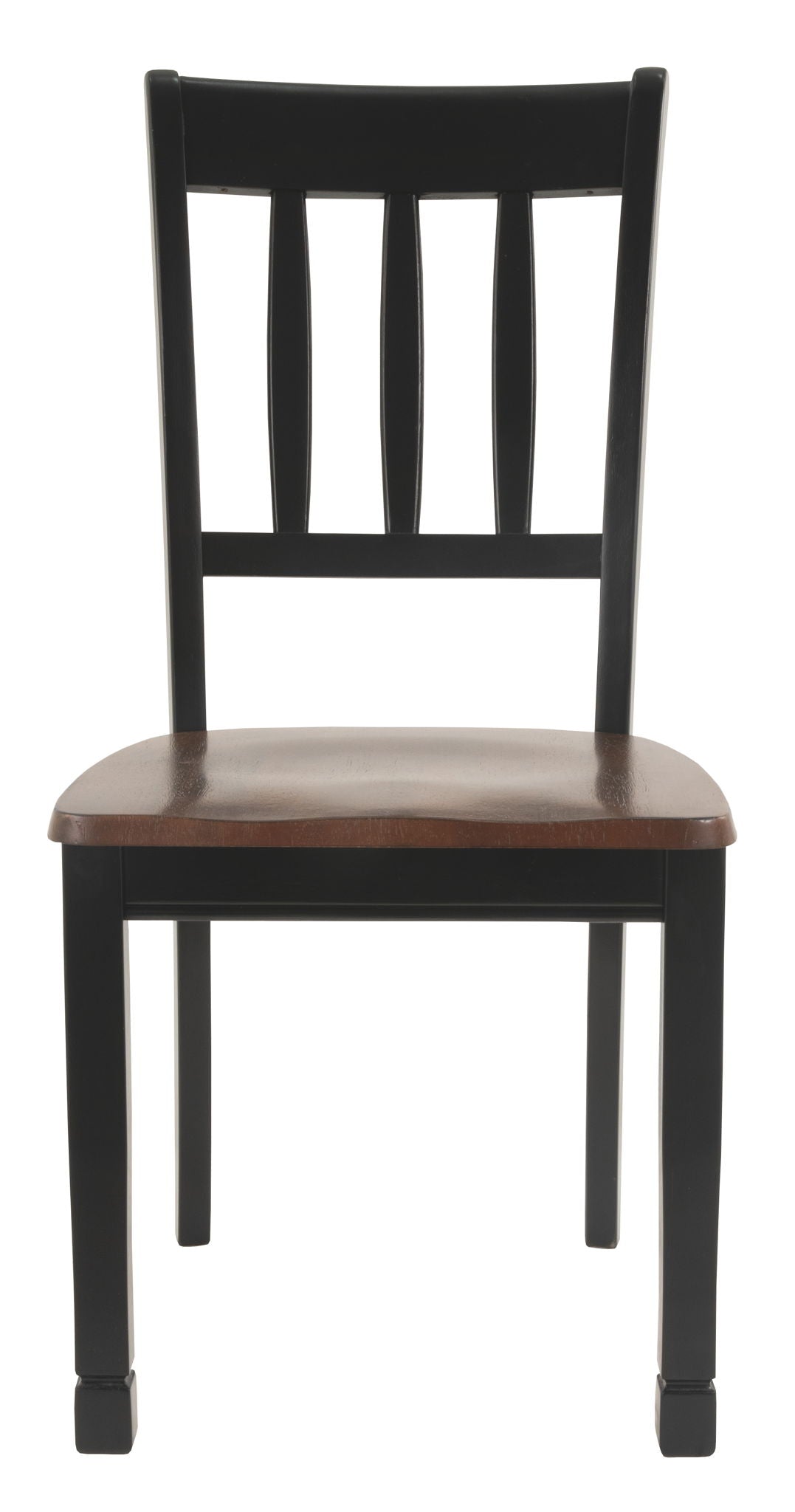 Owingsville - Black / Brown - Dining Room Side Chair (Set of 2) - Hornell Furniture Outlet