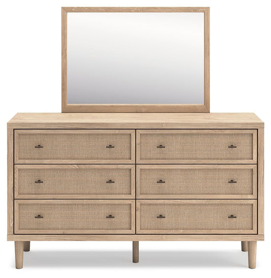 Cielden - Two - Tone - Dresser And Mirror - Hornell Furniture Outlet