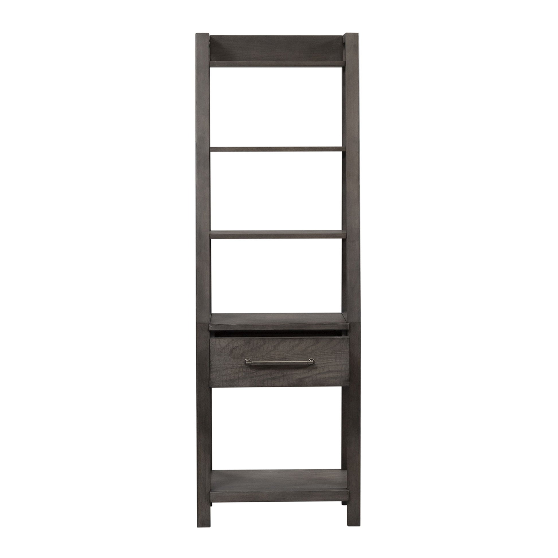 Modern Farmhouse - Leaning Bookcase - Hornell Furniture Outlet