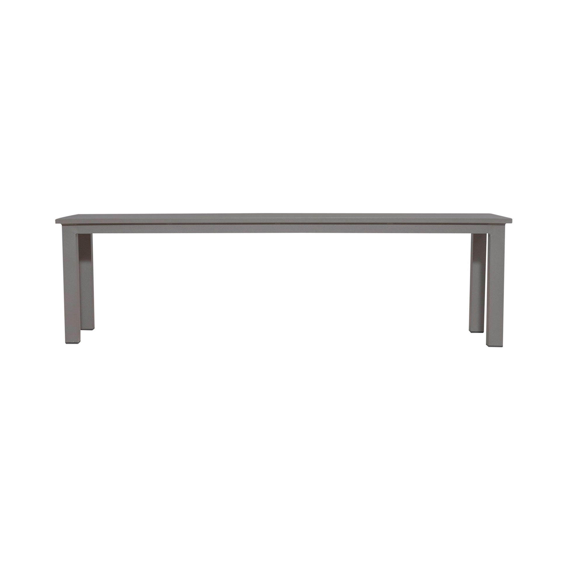 Plantation Key - Outdoor Dining Bench - Granite - Hornell Furniture Outlet