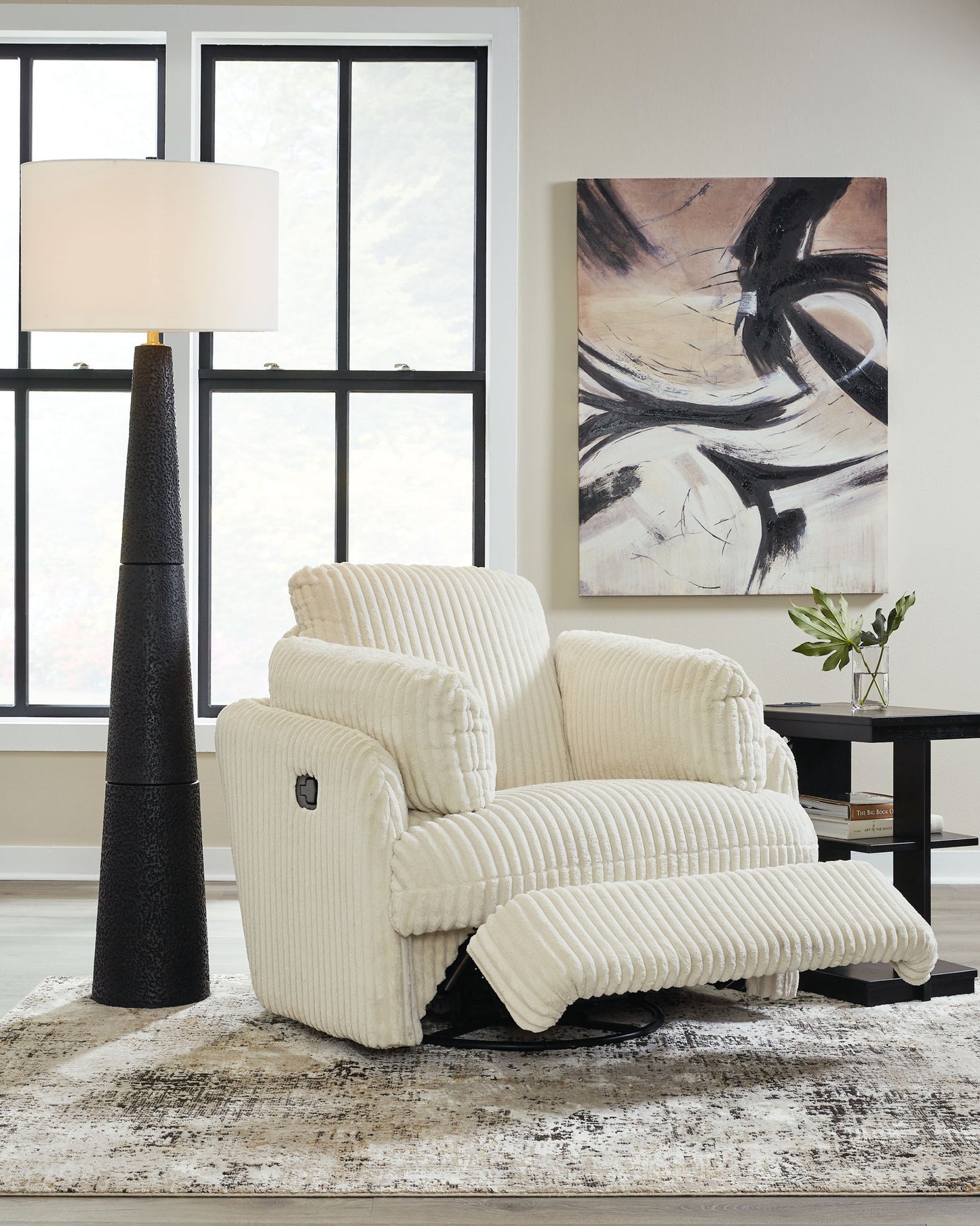 Tie - breaker - Swivel Glider Recliner - Hornell Furniture Outlet