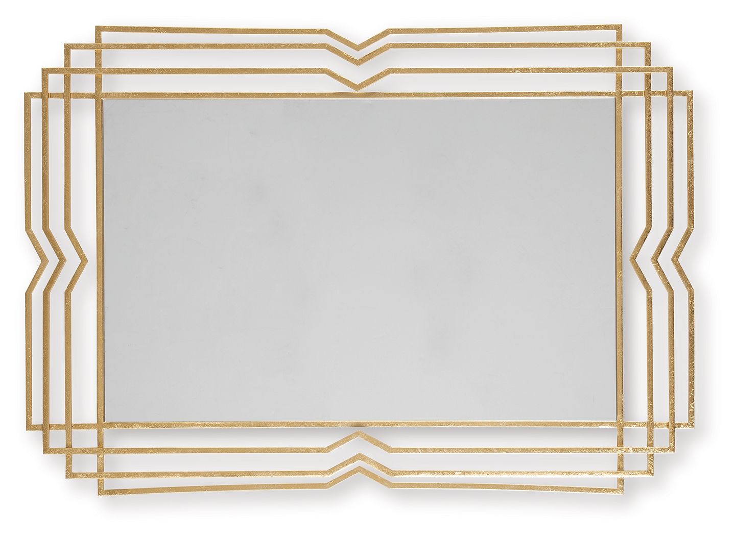Claybrook - Gold Finish - Accent Mirror - Hornell Furniture Outlet