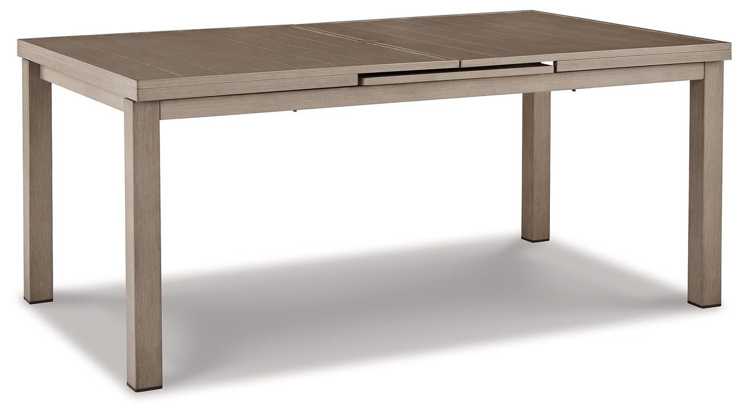 Beach Front - Beige - RECT Dining Room EXT Table - Hornell Furniture Outlet