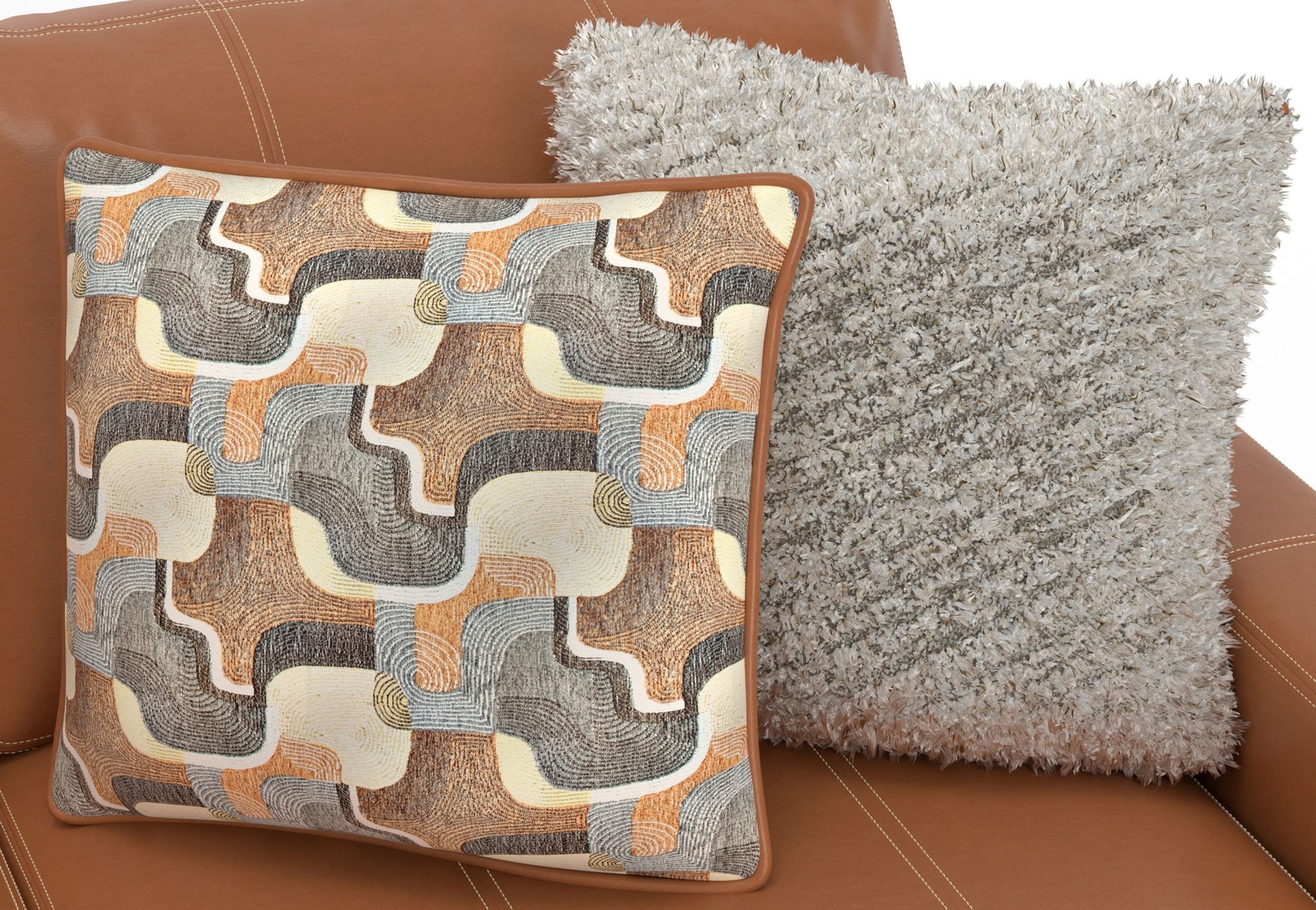 Minori - Italian Leather Sectional - Hornell Furniture Outlet