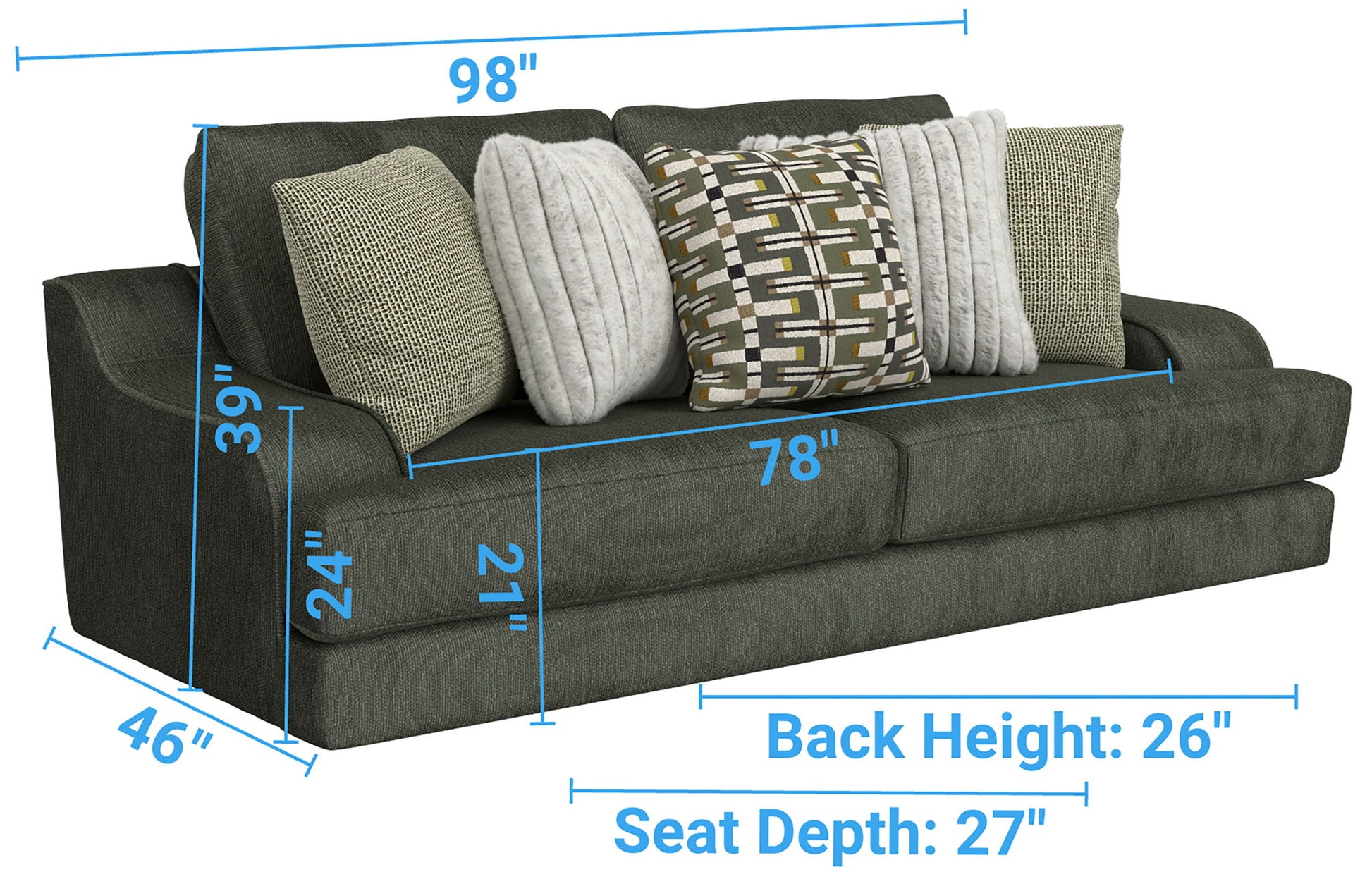 Olympus - Sofa - Hornell Furniture Outlet