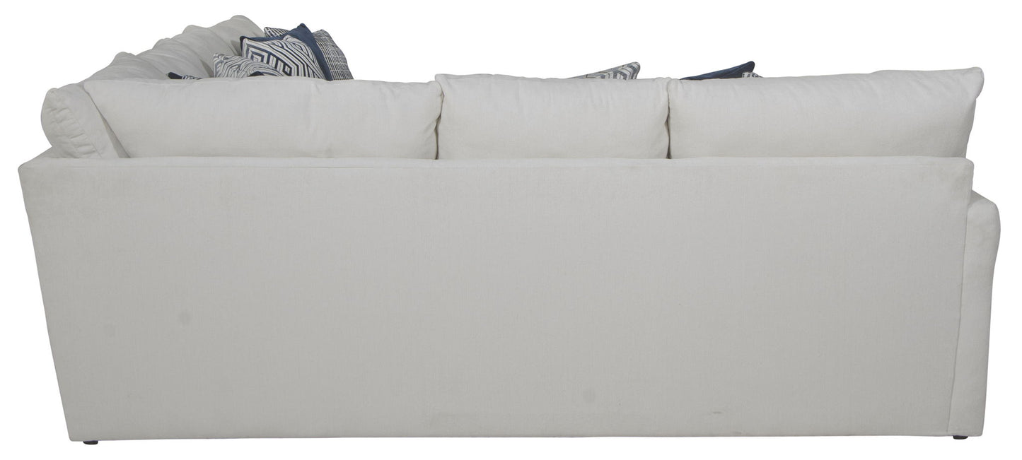 Polaris - Sectional With Comfort Coil Seating, 9 Included Accent Pillows And Included Cocktail Ottoman - Hornell Furniture Outlet