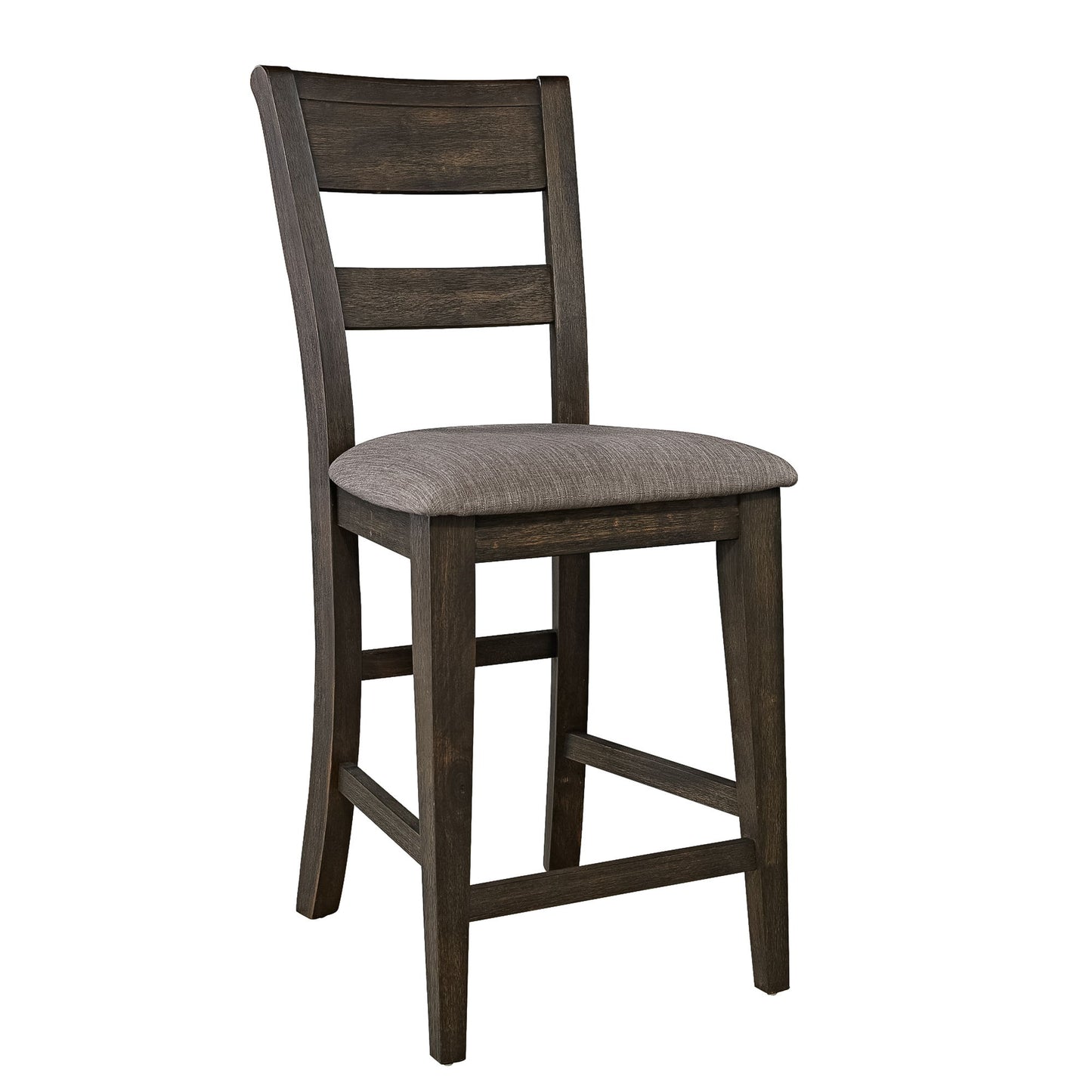 Double Bridge - Splat Back Counter Chair - Dark Brown - Hornell Furniture Outlet