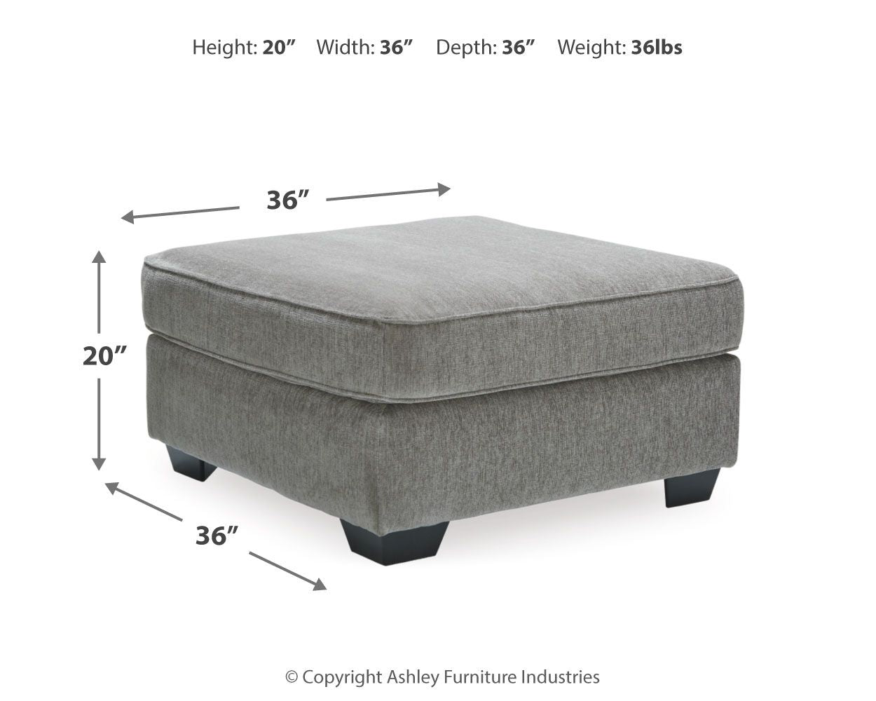 Altari - Accent Ottoman - Hornell Furniture Outlet