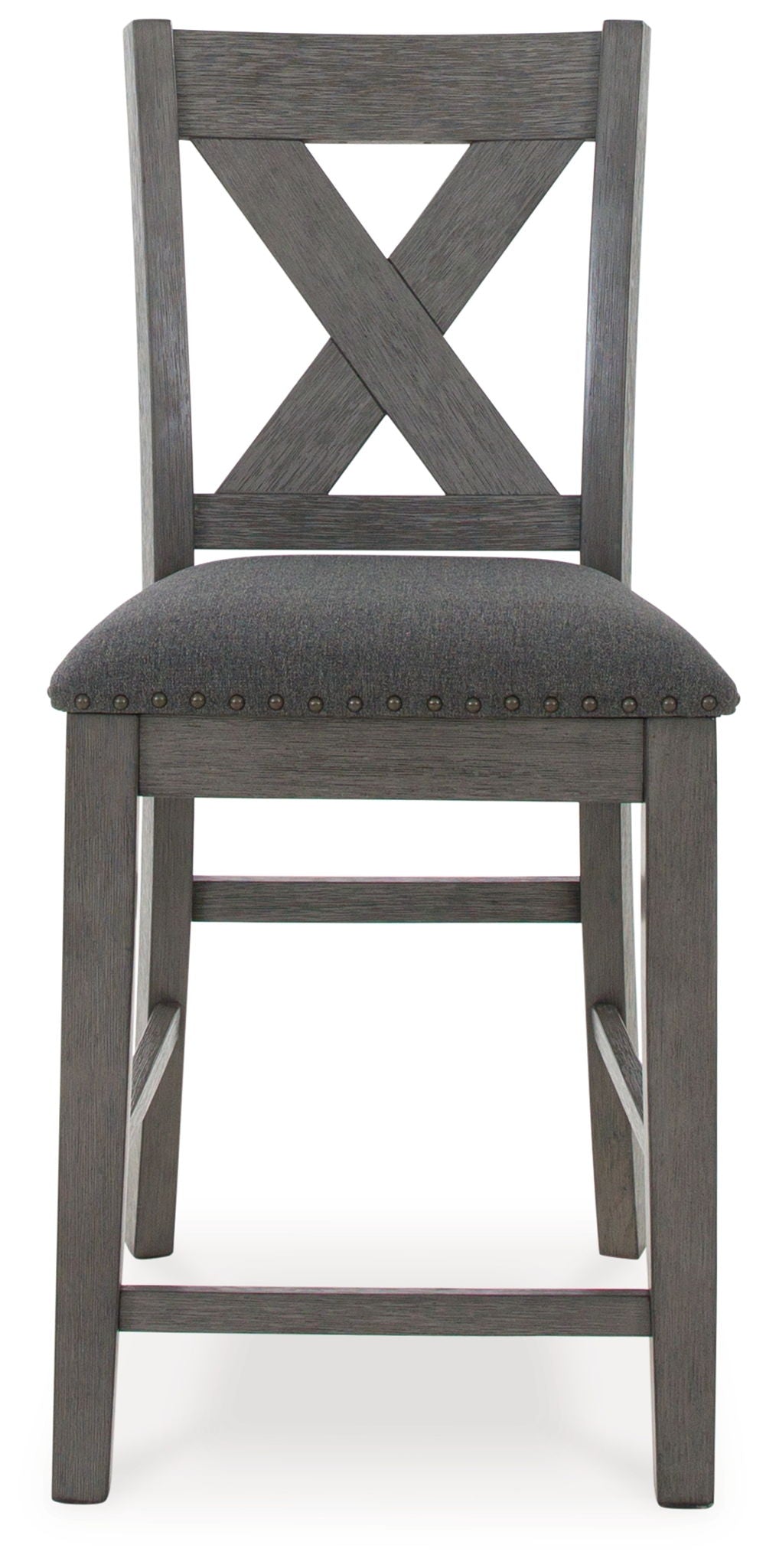 Caitbrook - Gray - Rect Drm Counter Table Set (Set of 7) - Hornell Furniture Outlet