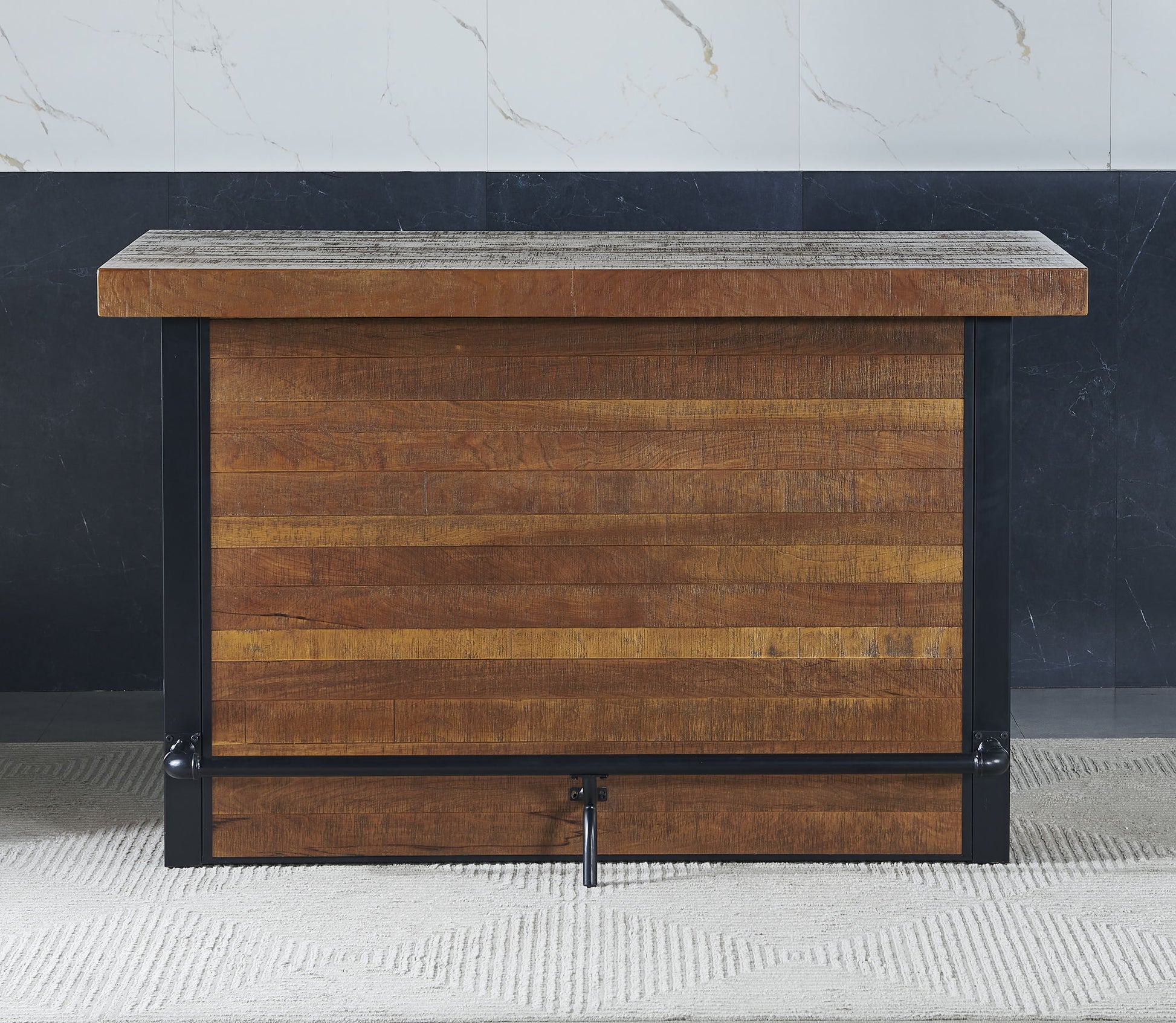 Tyler - 3 Piece Dining Set (Bar Table And Chairs) - Light Brown - Hornell Furniture Outlet