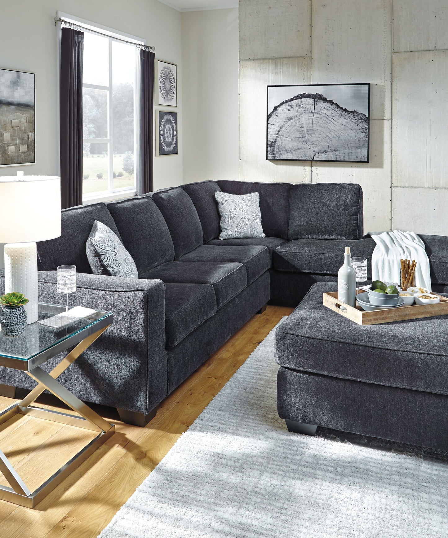 Altari - Accent Ottoman - Hornell Furniture Outlet