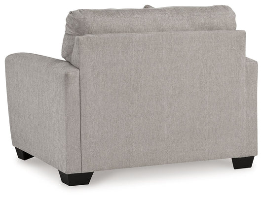 Avenal Park - Flannel - Chair And A Half - Hornell Furniture Outlet