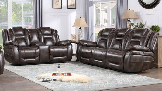 Oportuna - Reclining Living Room Set - Hornell Furniture Outlet