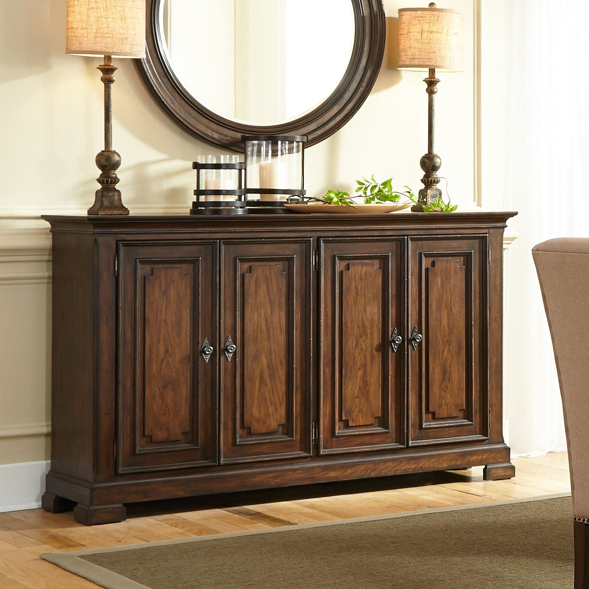 Armand - Buffet - Dark Brown - Hornell Furniture Outlet