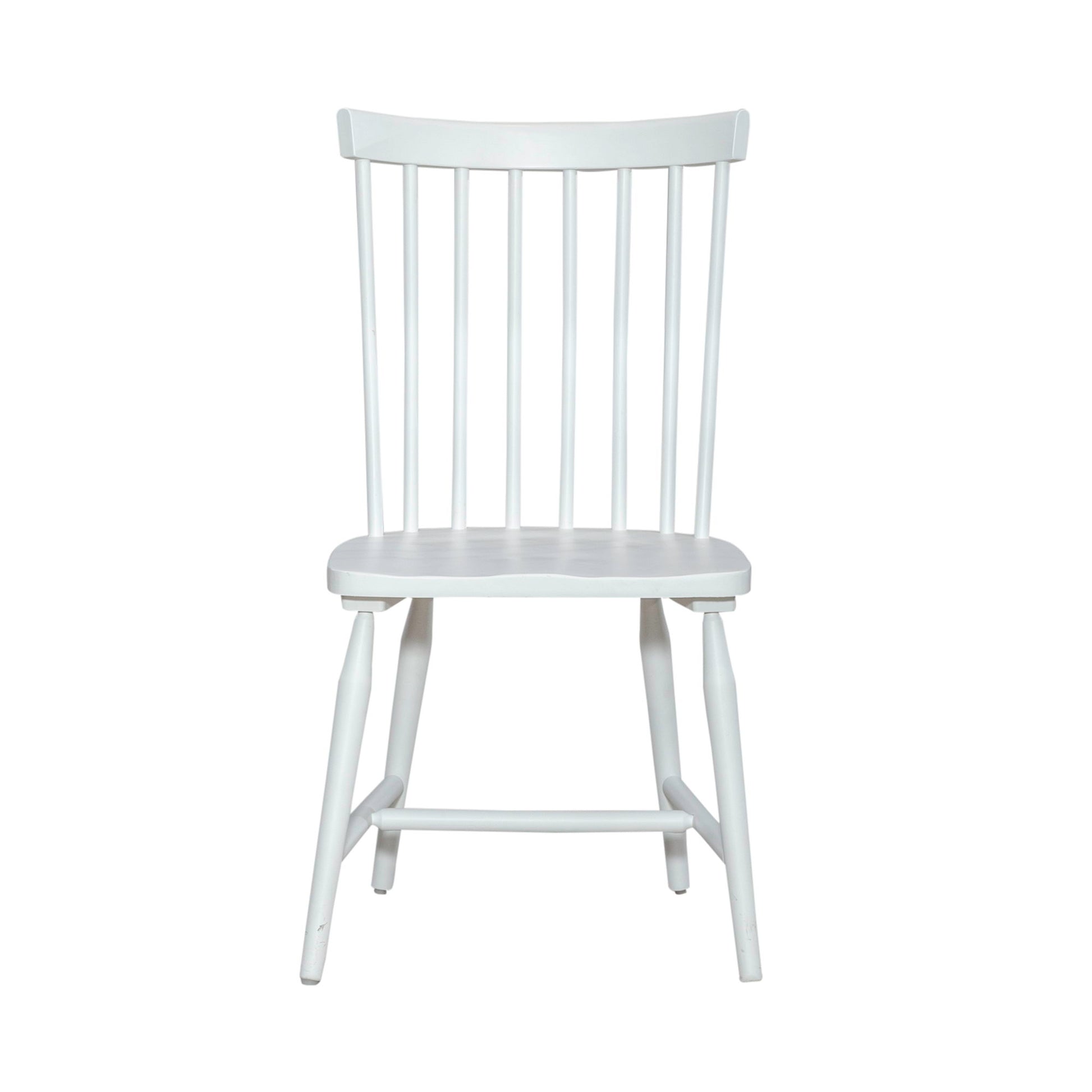 Palmetto Heights - Spindle Back Side Chair (RTA) - White - Hornell Furniture Outlet