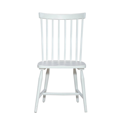 Palmetto Heights - Spindle Back Side Chair (RTA) - White - Hornell Furniture Outlet