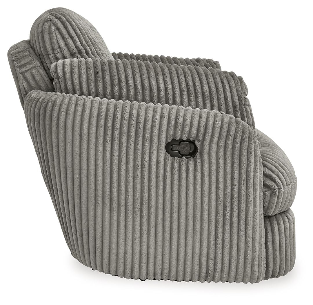 Tie - breaker - Swivel Glider Recliner - Hornell Furniture Outlet