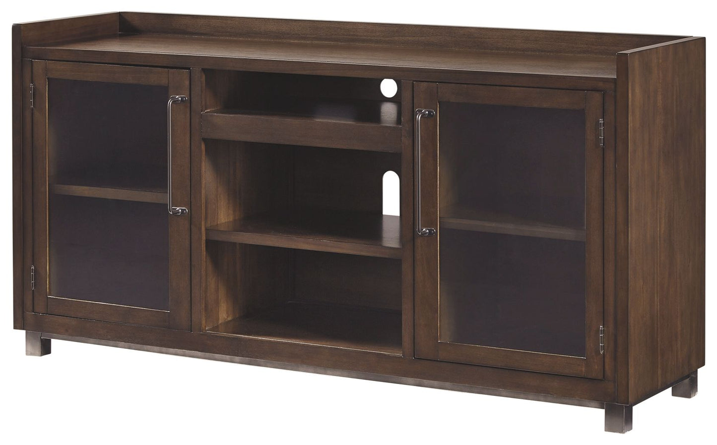 Starmore - Brown - XL TV Stand w/Fireplace Option - Hornell Furniture Outlet