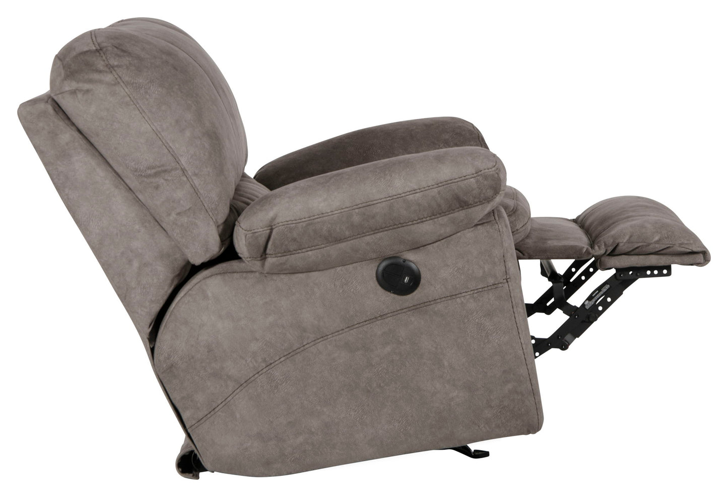 Reyes - Power Lay Flat Recliner - Hornell Furniture Outlet