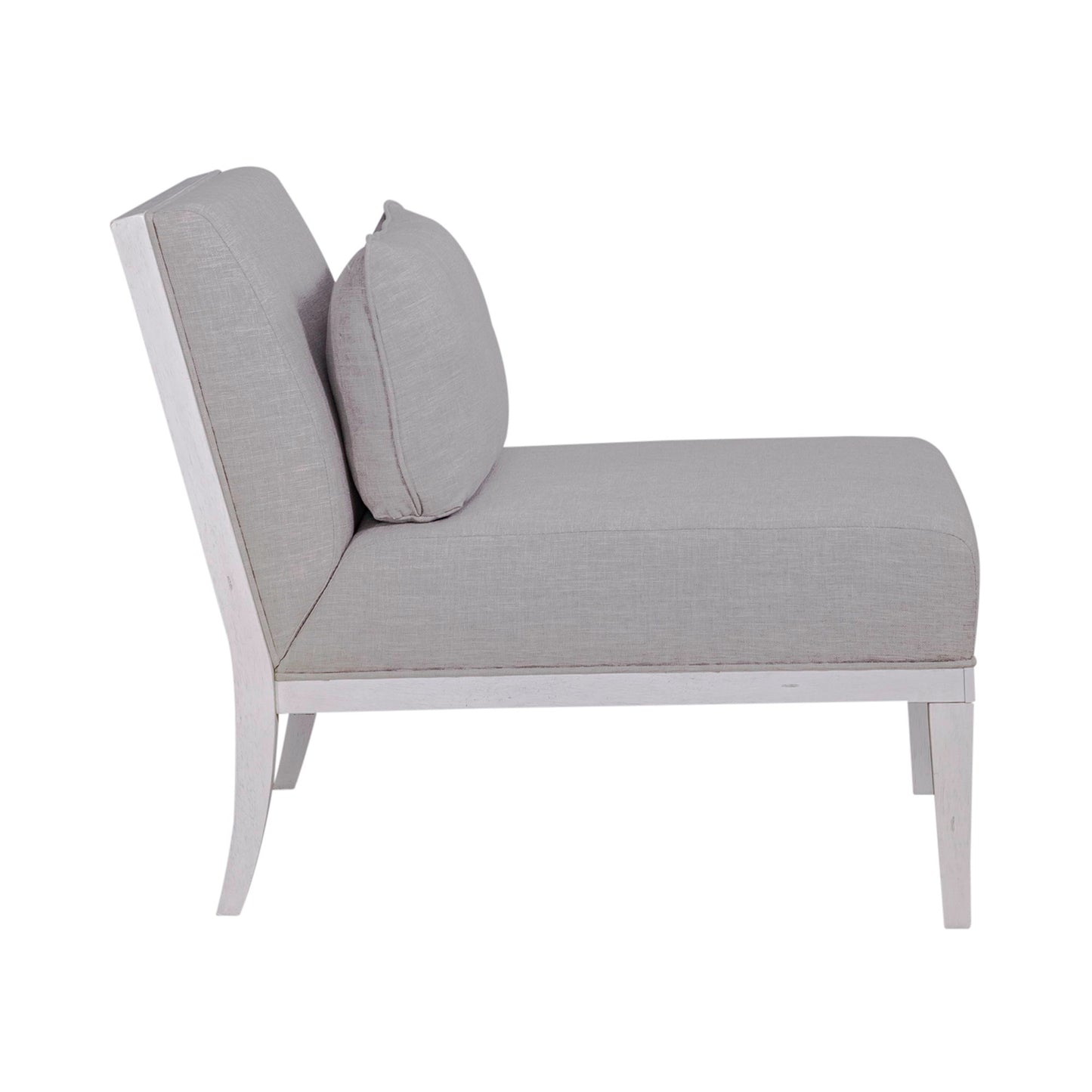 Allyson Park - Upholstered Accent Chair - Wirebrushed White - Hornell Furniture Outlet