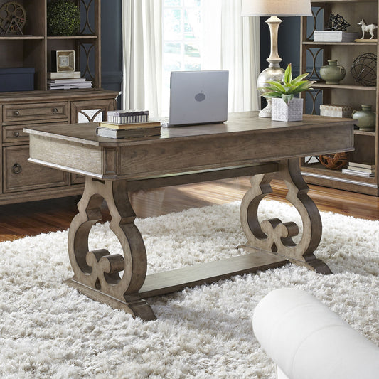 Simply Elegant - Writing Desk - Light Brown - Hornell Furniture Outlet