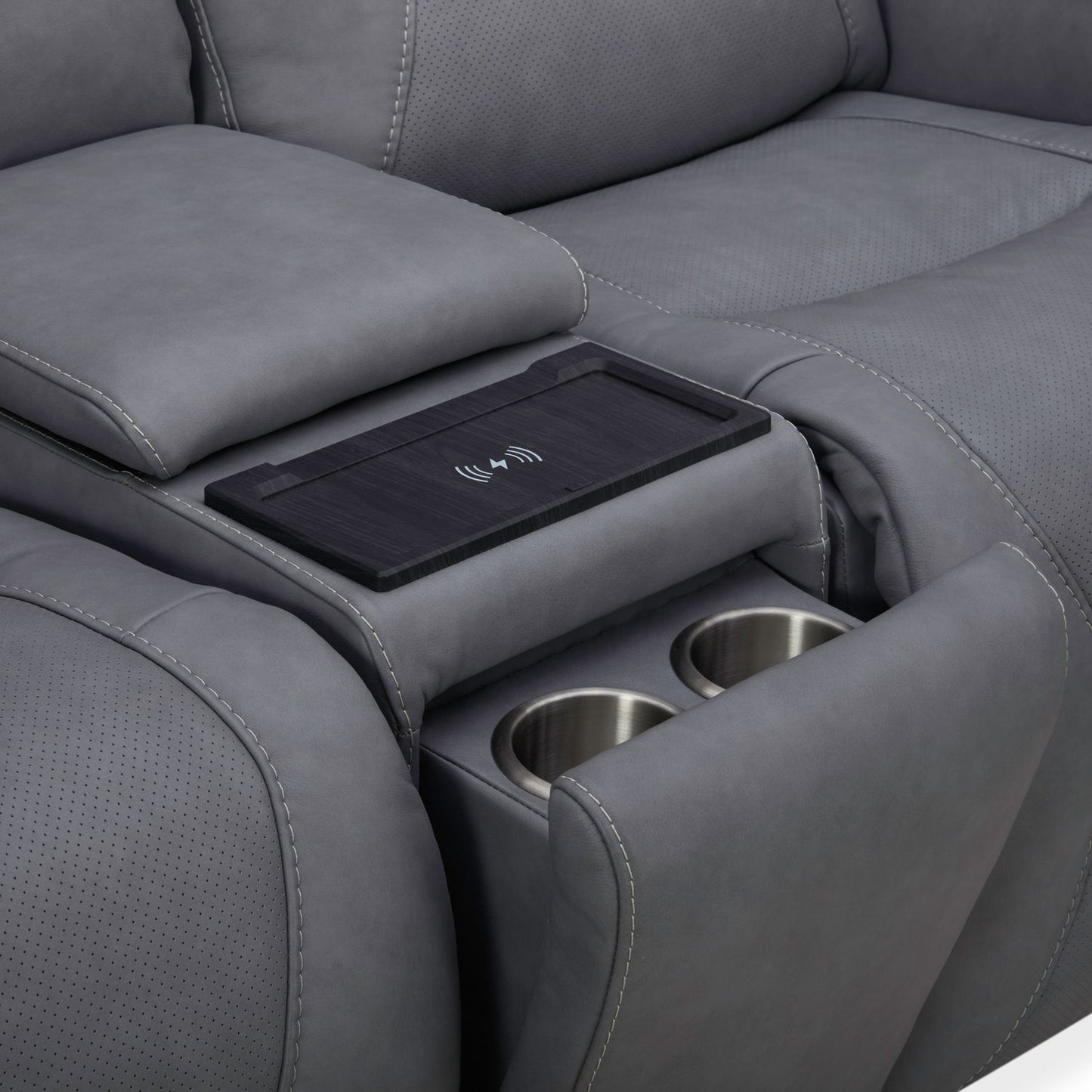 Chapman - Loveseat With Console P2 & ZG - Hornell Furniture Outlet