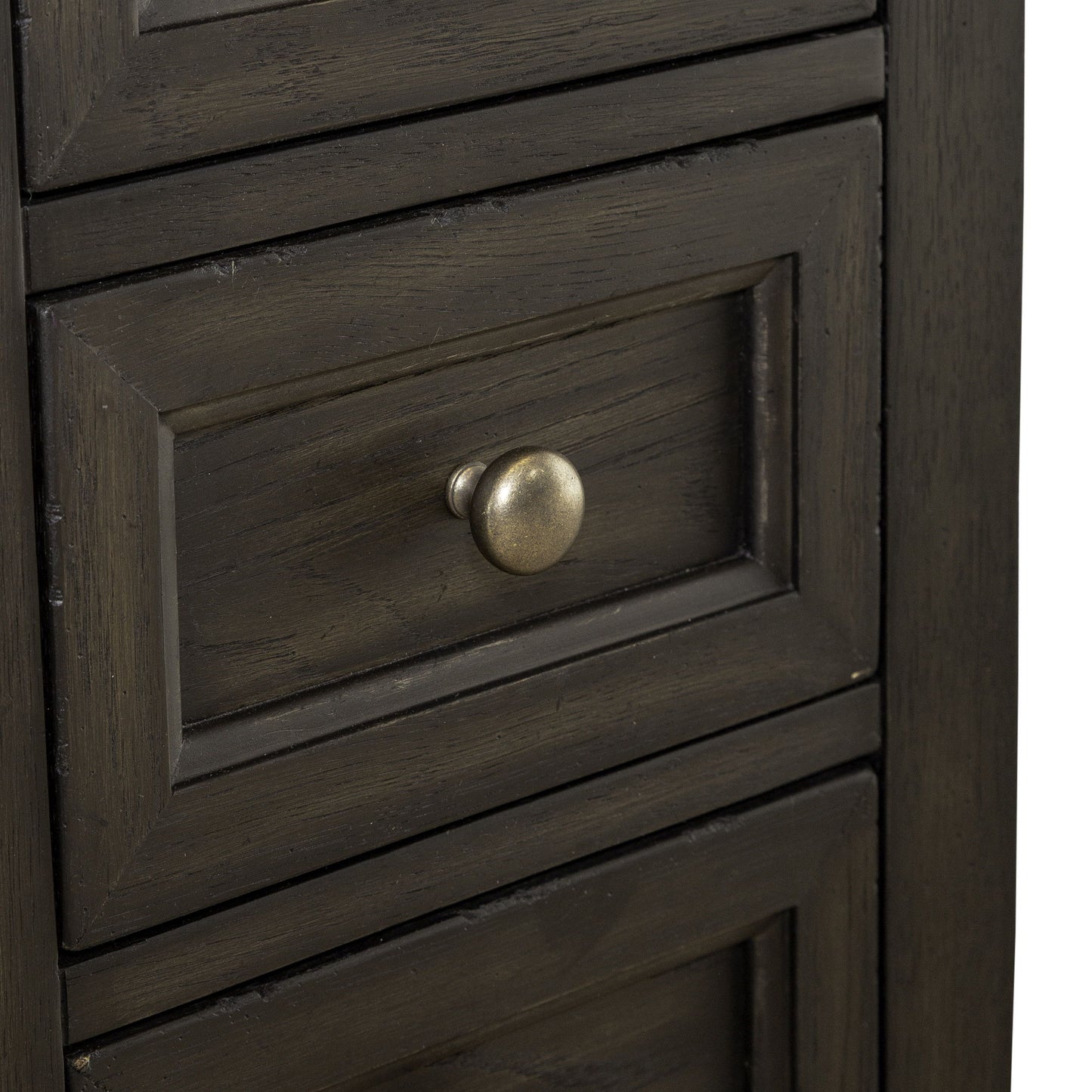 Mill Creek - Chair Side Table - Dark Brown - Hornell Furniture Outlet