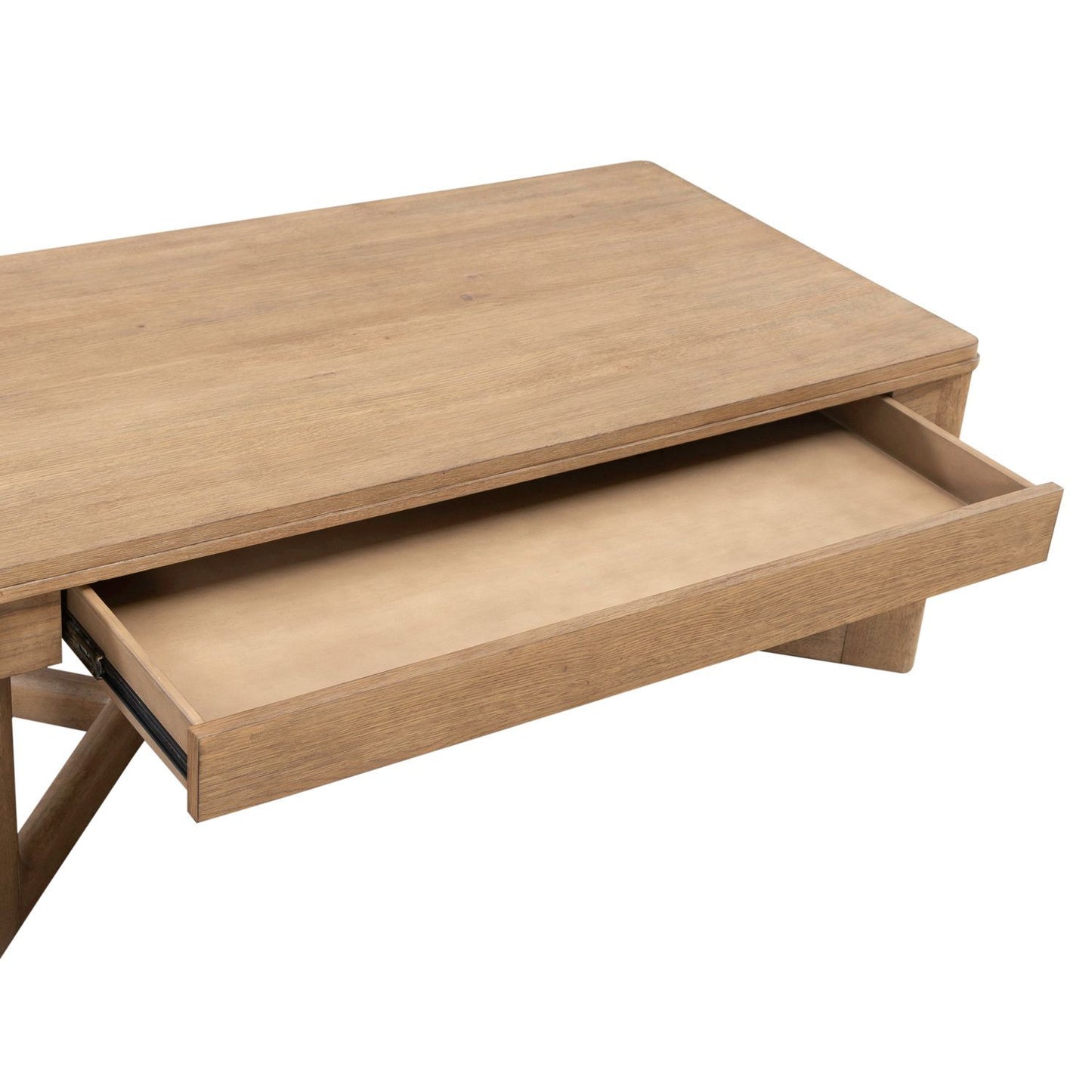 Ballentine - Rectangular Cocktail Table - Brown - Hornell Furniture Outlet