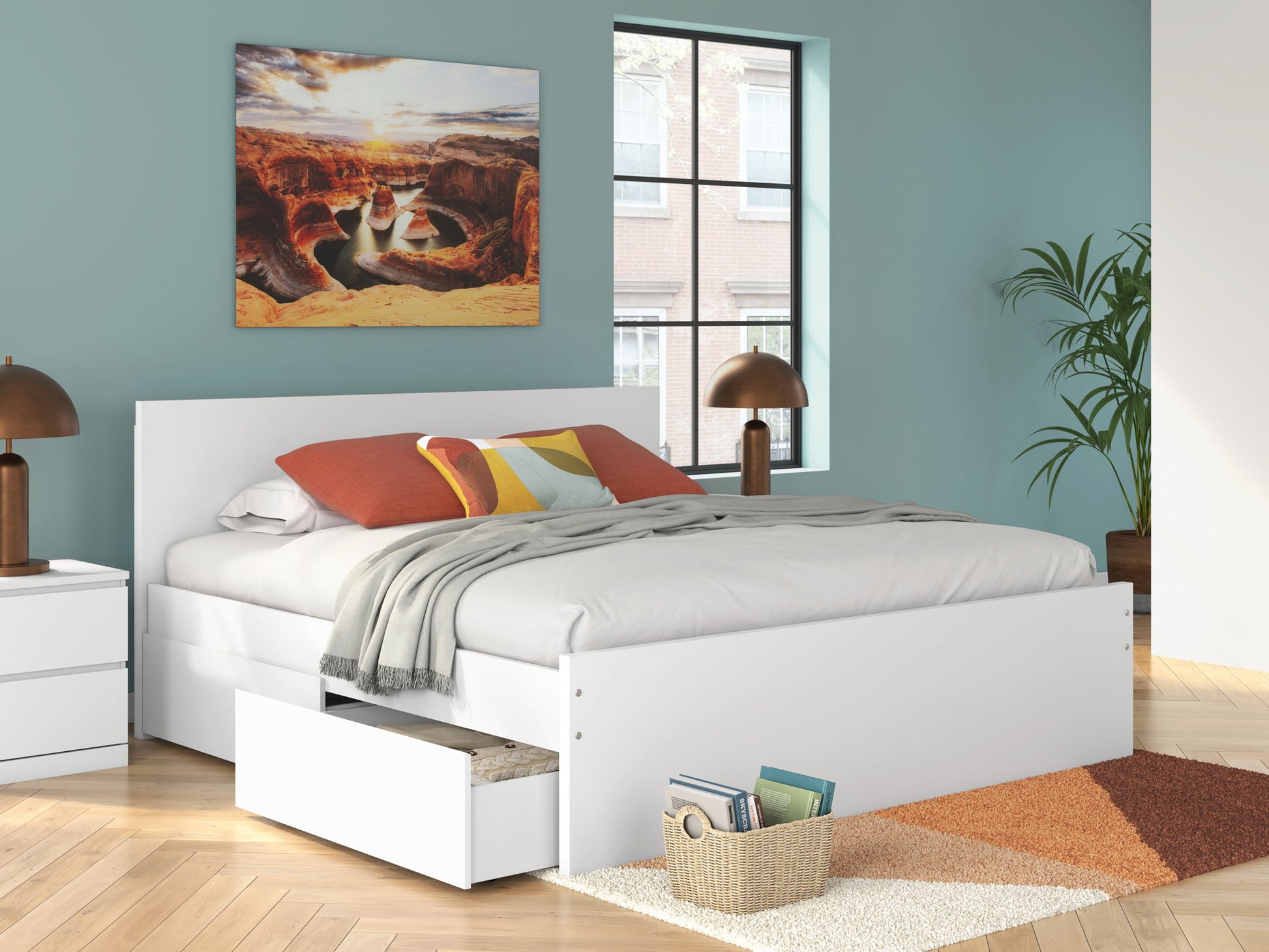 Onita - Panel Platform Bed - Hornell Furniture Outlet