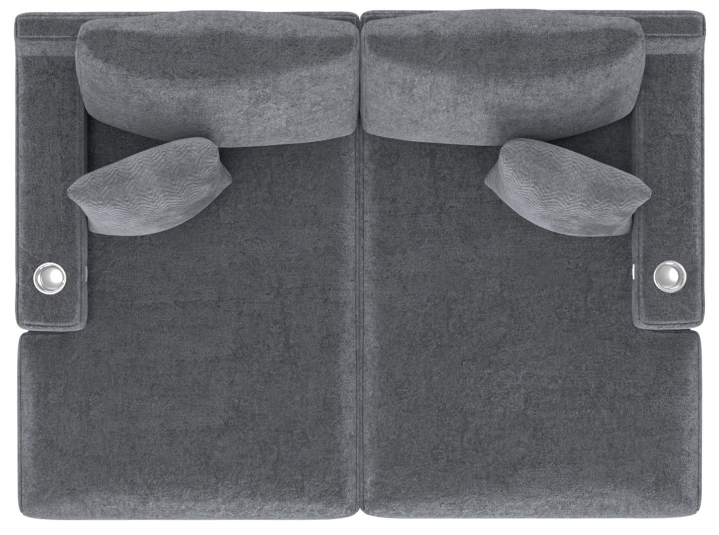 Cozy - 2 Piece Double Wide Chaise With USB Charging Ports - Hornell Furniture Outlet