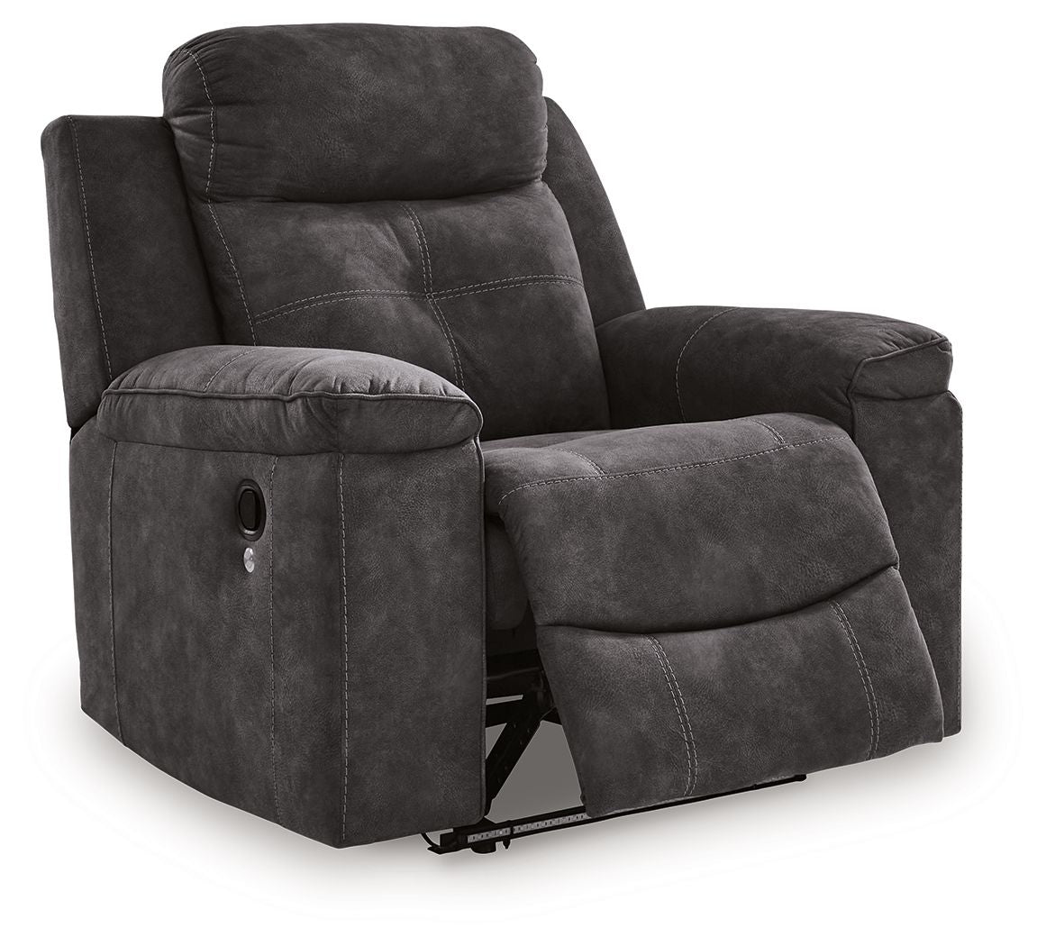 Brysonview - Zero Wall Recliner - Charcoal - Hornell Furniture Outlet