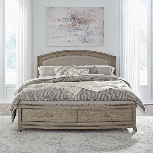 Avalon - Upholstered Storage Bed - Hornell Furniture Outlet