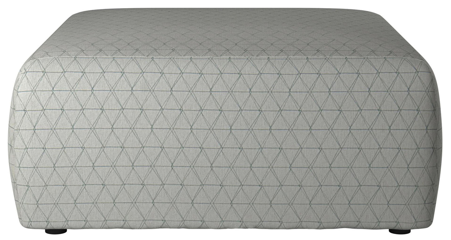 Zeller - Cocktail Ottoman - Spa - Hornell Furniture Outlet