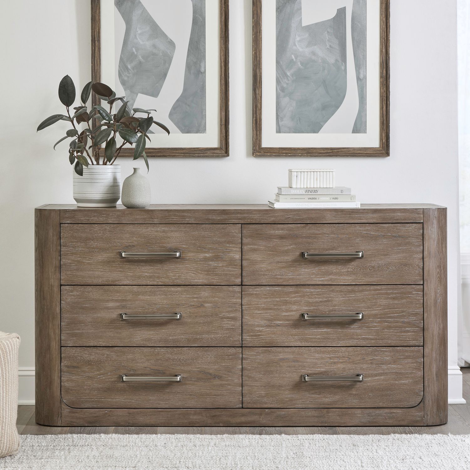South Bend - 6 Drawer Dresser - Brown - Hornell Furniture Outlet