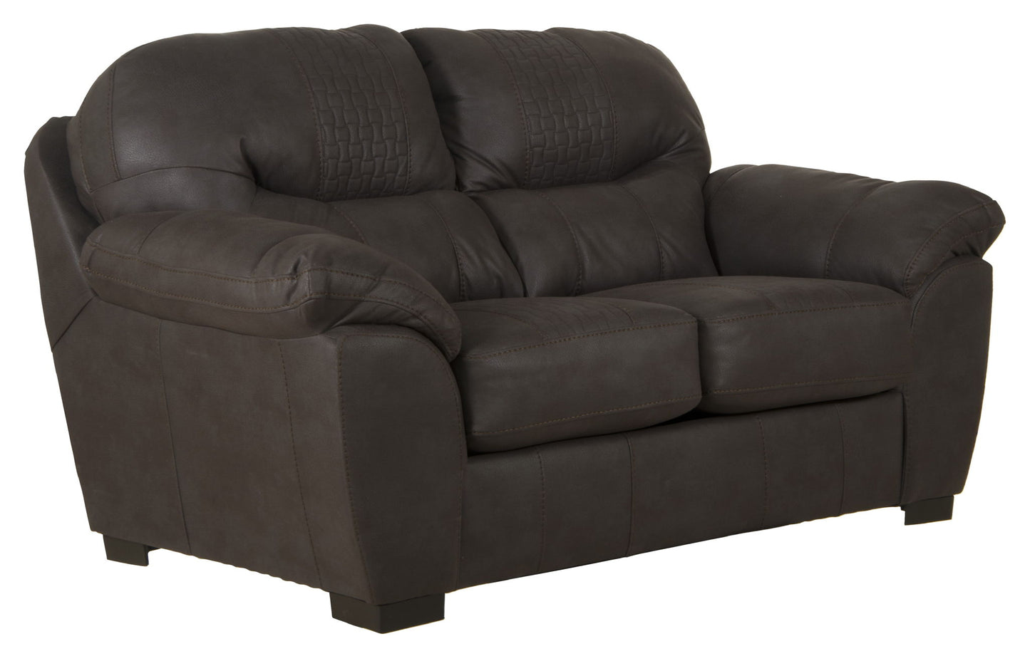 Legend - Loveseat - Chocolate - Hornell Furniture Outlet