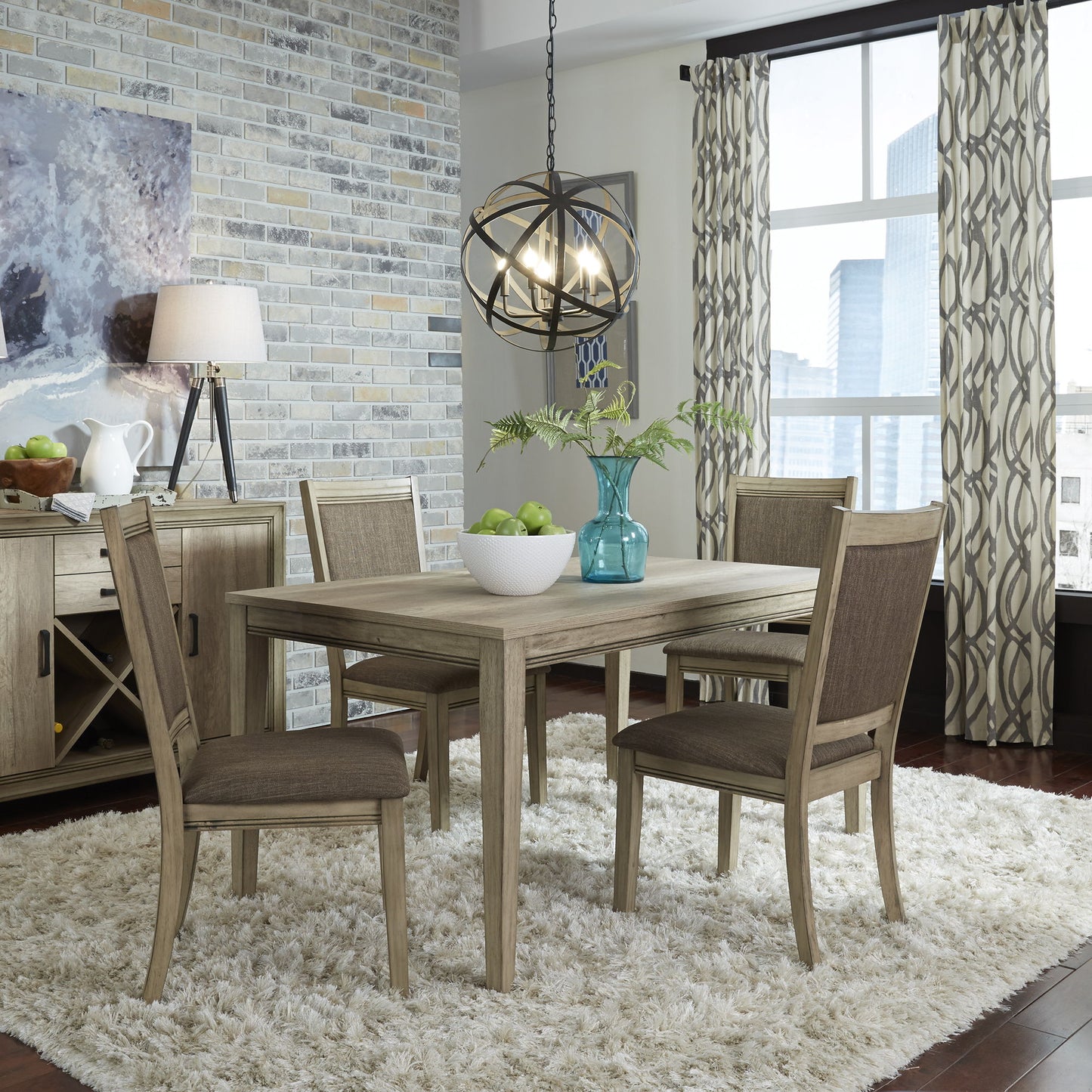 Sun Valley - Leg Table Set - Hornell Furniture Outlet