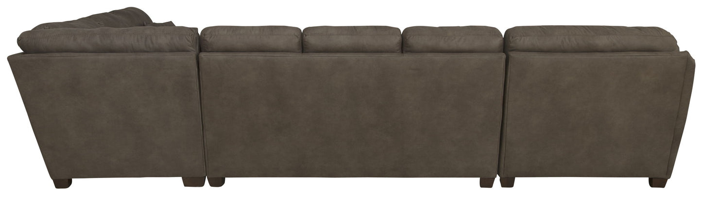 Royce - Sectional With Cocktail Ottoman - Hornell Furniture Outlet
