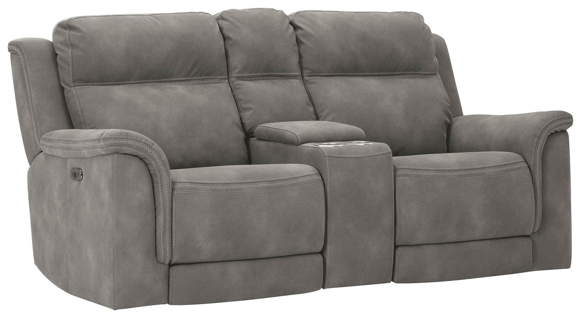 Next - Gen Durapella - Reclining Power Loveseat With Console - Hornell Furniture Outlet
