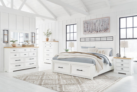 Ashbryn - Panel Storage Bedroom Set - Hornell Furniture Outlet