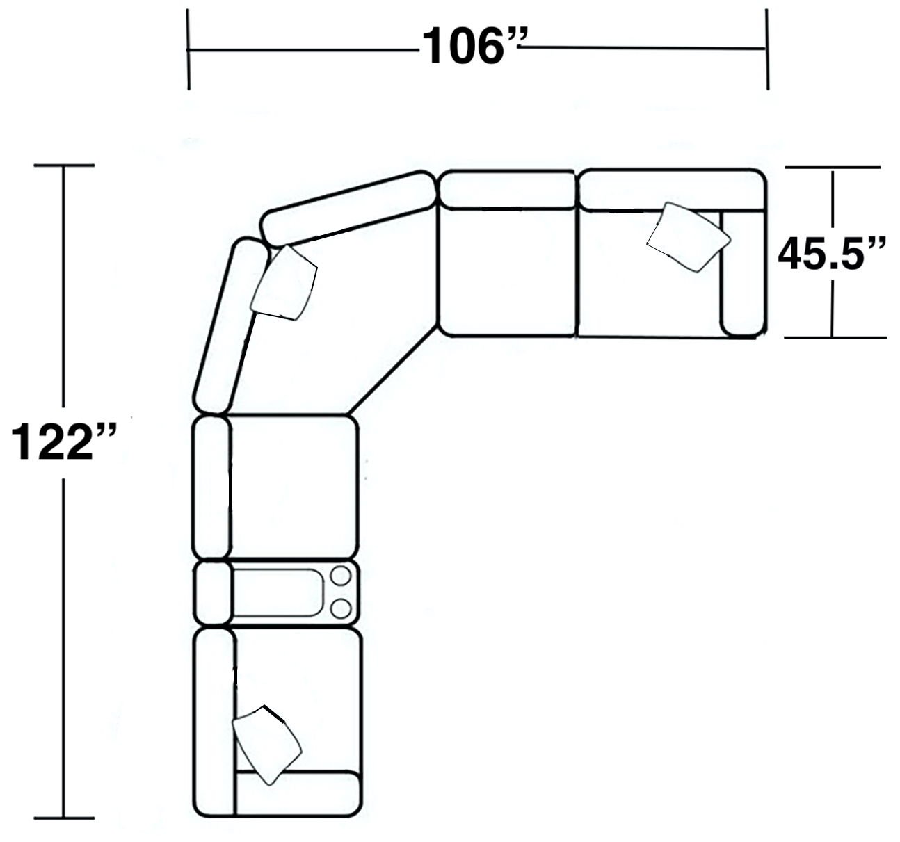 Elliott - Reclining Sectional - Hornell Furniture Outlet